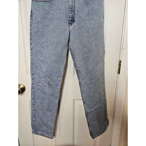 VTG DKNY Denim Blue Jeans (Women's 12) Made In USA Light Wash 12x30 - Picture 3 of 10